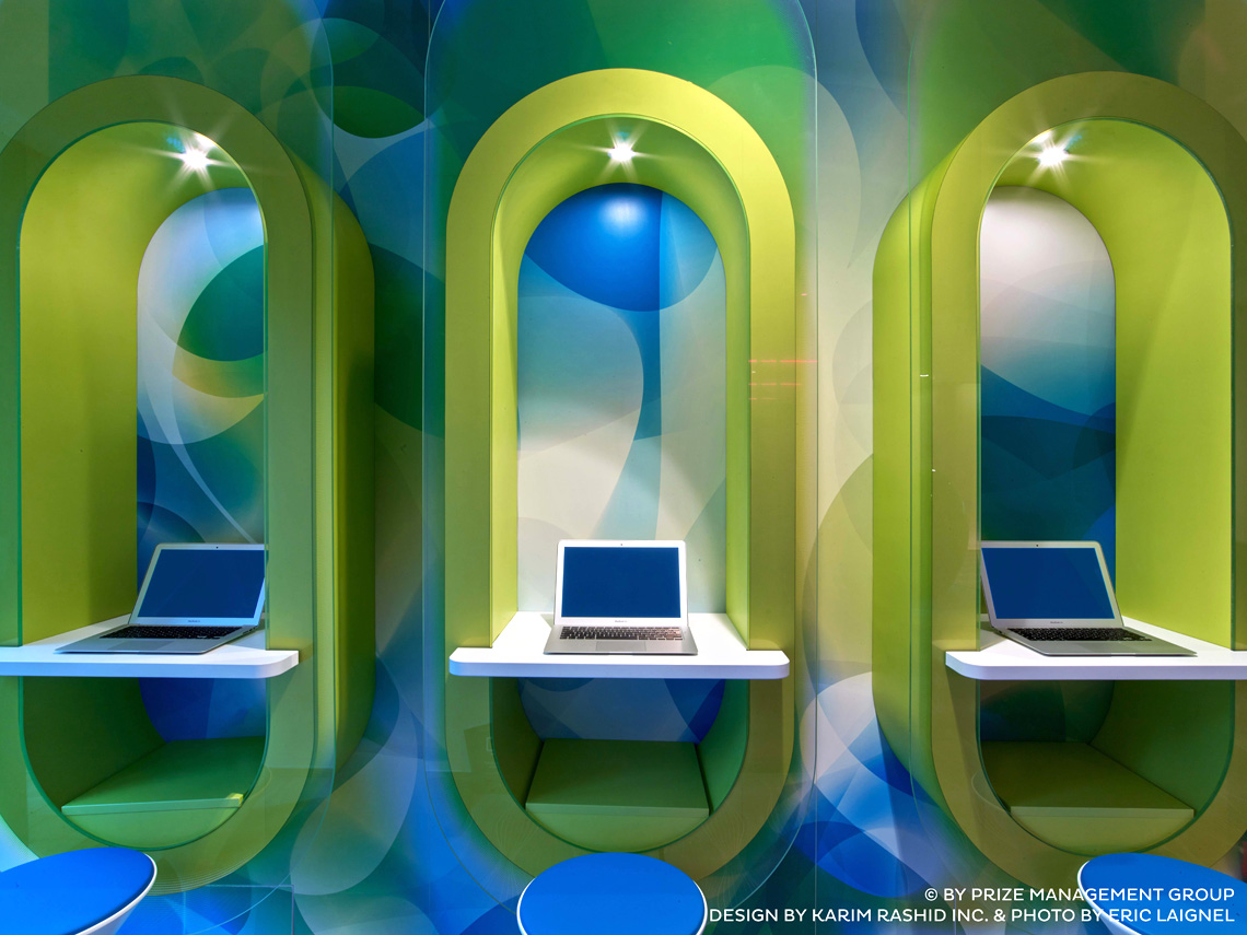 Work of desogner Karim Rashid.