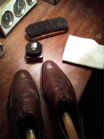 How to polish shoes