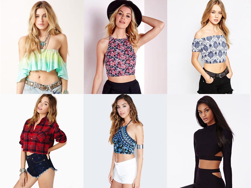 beach crop tops