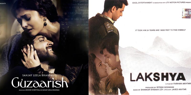 bollywood Hrithik Roshan Guzaarish and Lakshya