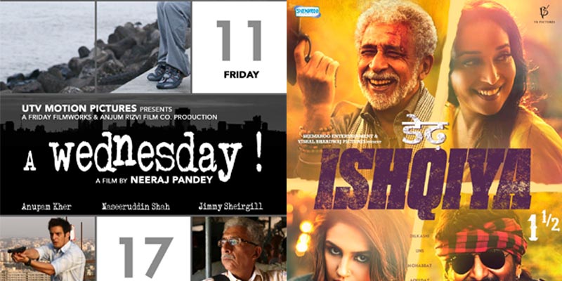 bollywood Naseerudin Shah A Wednesday and Dedh Ishqiya