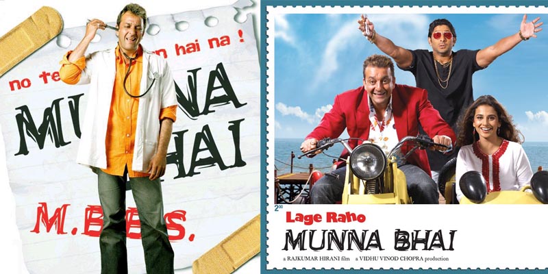 bollywood Sanjay Dutt Munna Bhai MBBS and Lago Raho Munna Bhai